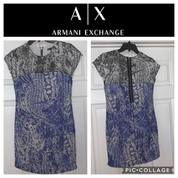 ARMANI EXCHANGE ANIMAL PRINT DEESS - Picture 1 of 10